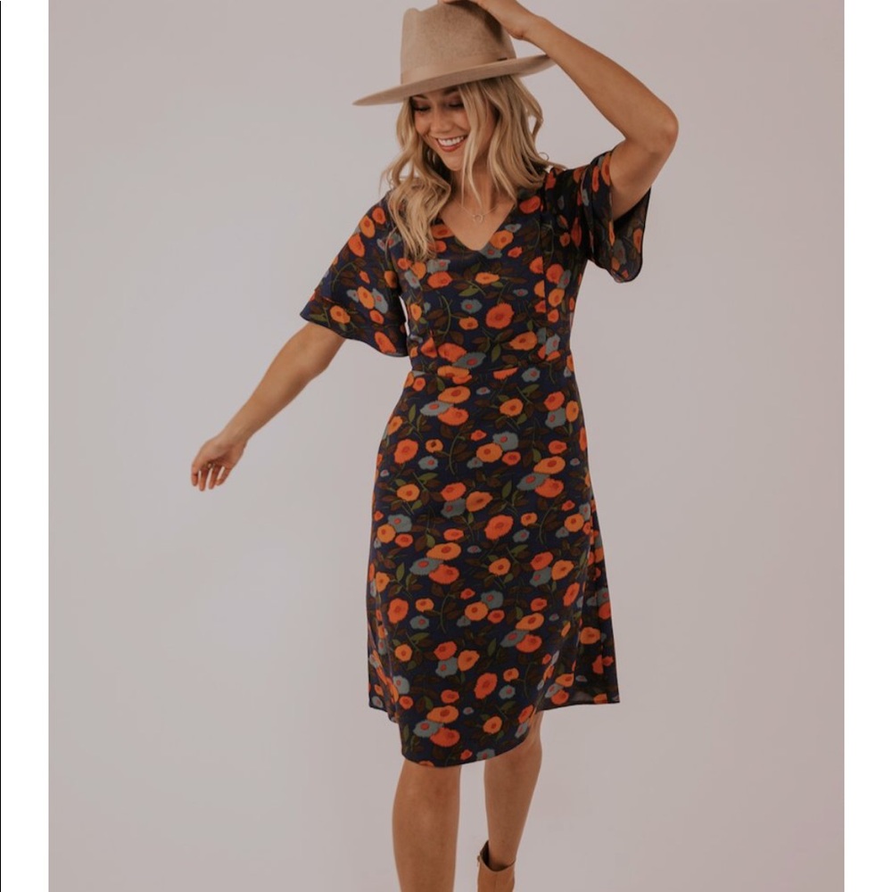 Roolee Supermarket Flowers MOM Dress